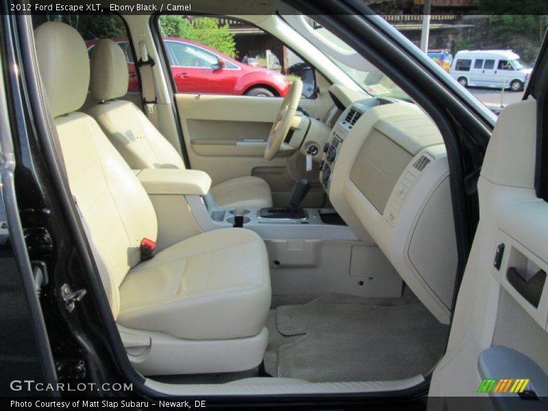 Ebony Black / Camel 2012 Ford Escape XLT