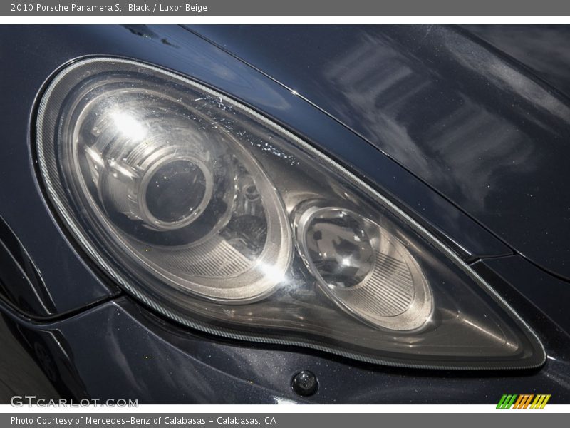 Black / Luxor Beige 2010 Porsche Panamera S