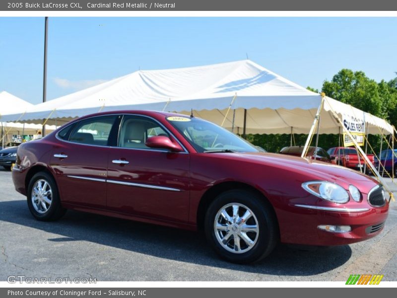 Cardinal Red Metallic / Neutral 2005 Buick LaCrosse CXL