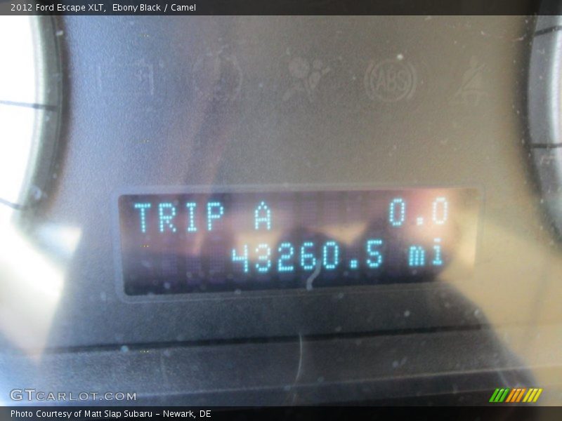 Ebony Black / Camel 2012 Ford Escape XLT