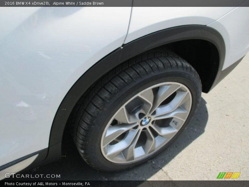 Alpine White / Saddle Brown 2016 BMW X4 xDrive28i