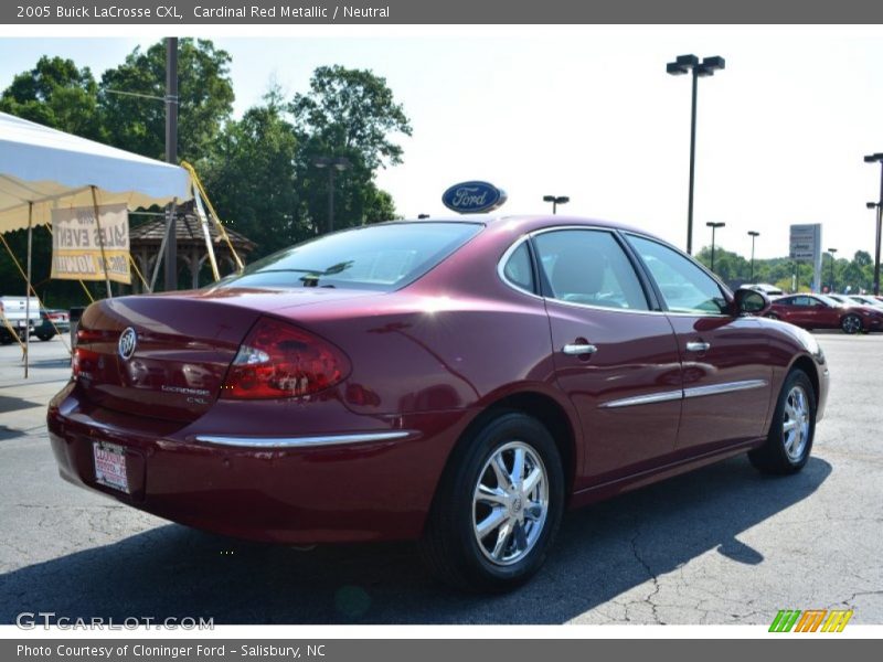 Cardinal Red Metallic / Neutral 2005 Buick LaCrosse CXL