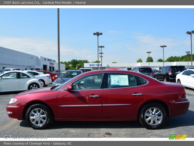 Cardinal Red Metallic / Neutral 2005 Buick LaCrosse CXL