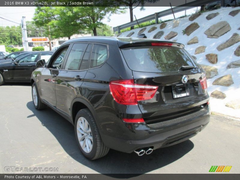 Jet Black / Saddle Brown 2016 BMW X3 xDrive28i