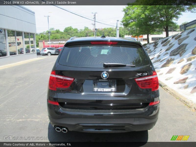 Jet Black / Saddle Brown 2016 BMW X3 xDrive28i