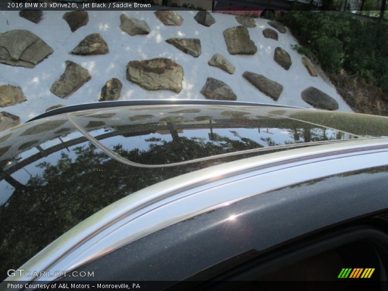 Jet Black / Saddle Brown 2016 BMW X3 xDrive28i