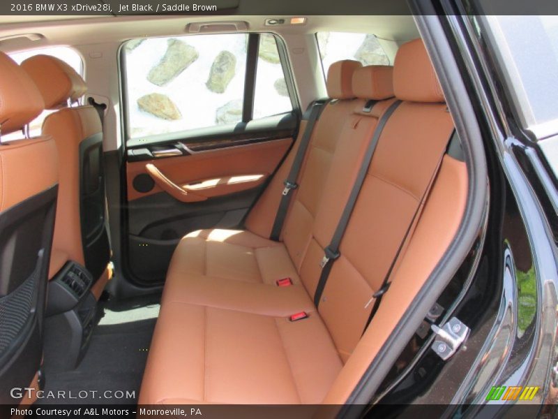 Rear Seat of 2016 X3 xDrive28i