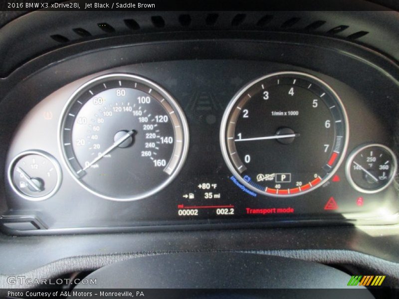  2016 X3 xDrive28i xDrive28i Gauges