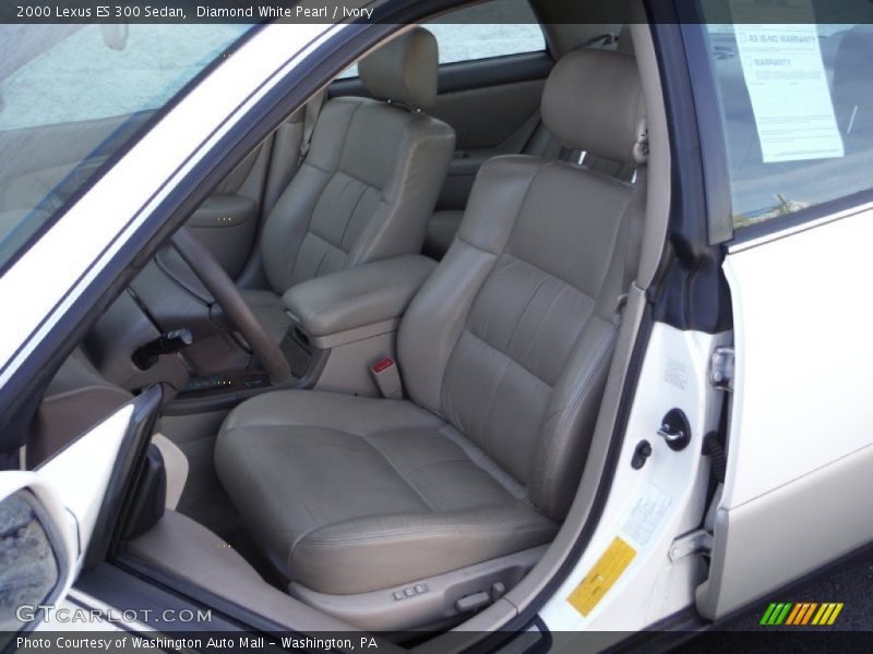 Diamond White Pearl / Ivory 2000 Lexus ES 300 Sedan