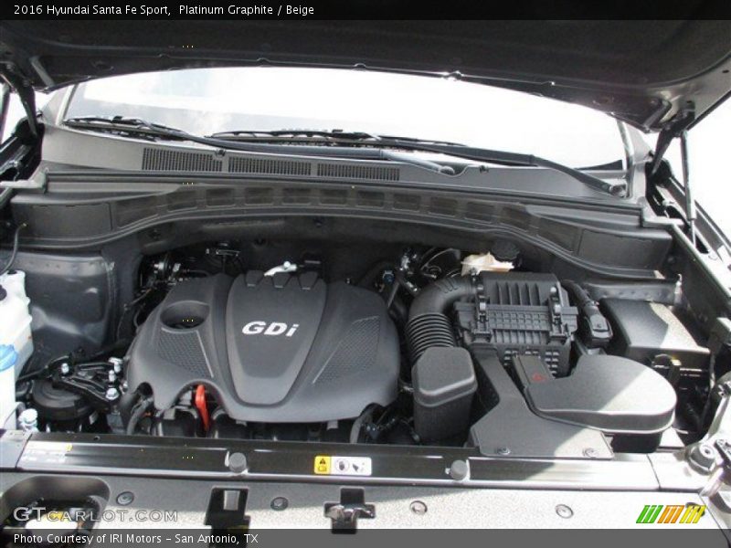 Platinum Graphite / Beige 2016 Hyundai Santa Fe Sport