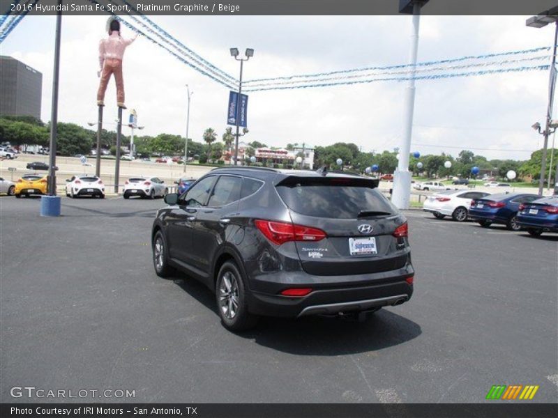 Platinum Graphite / Beige 2016 Hyundai Santa Fe Sport