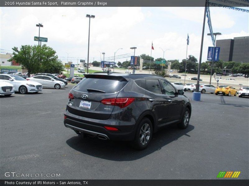 Platinum Graphite / Beige 2016 Hyundai Santa Fe Sport