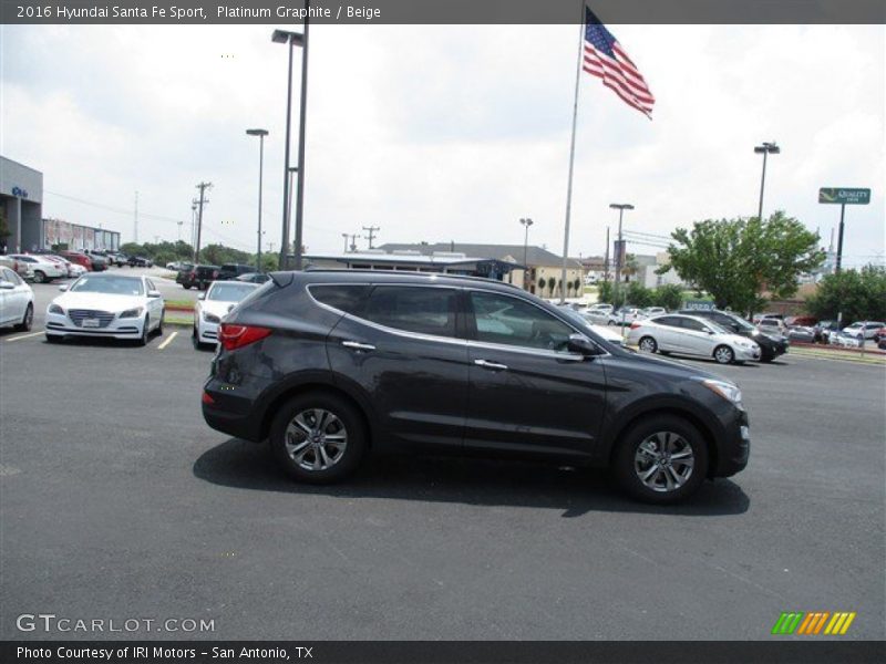Platinum Graphite / Beige 2016 Hyundai Santa Fe Sport