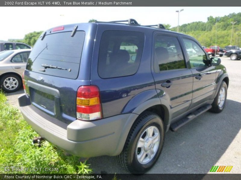 True Blue Metallic / Medium Parchment 2002 Ford Escape XLT V6 4WD