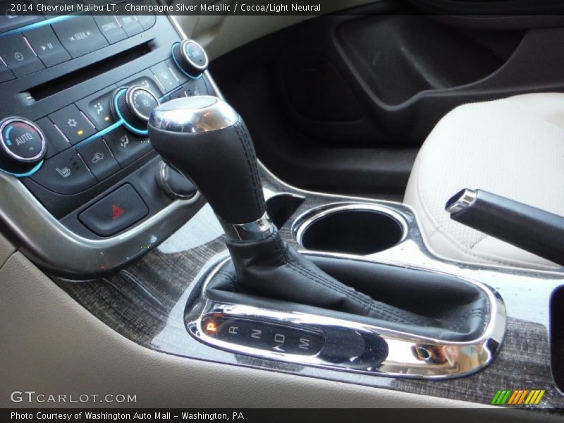 Champagne Silver Metallic / Cocoa/Light Neutral 2014 Chevrolet Malibu LT