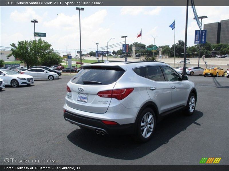 Sparkling Silver / Black 2016 Hyundai Santa Fe Sport 2.0T