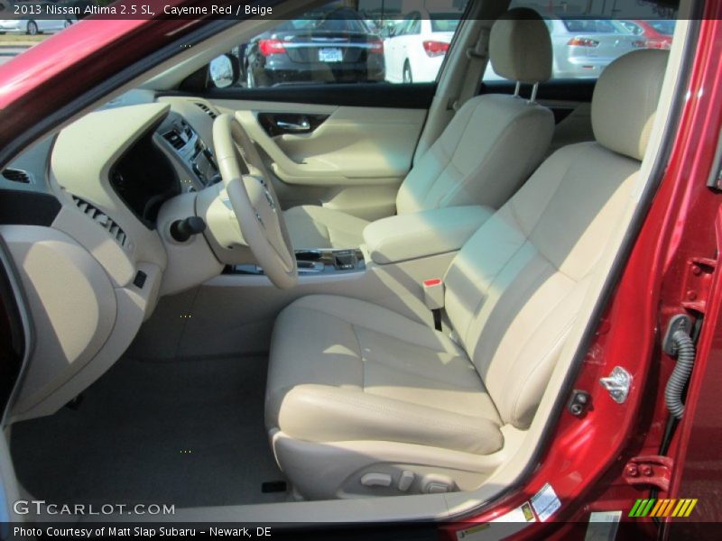Cayenne Red / Beige 2013 Nissan Altima 2.5 SL