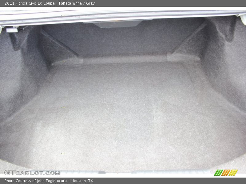 Taffeta White / Gray 2011 Honda Civic LX Coupe