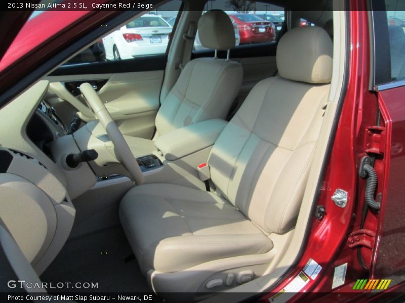 Cayenne Red / Beige 2013 Nissan Altima 2.5 SL