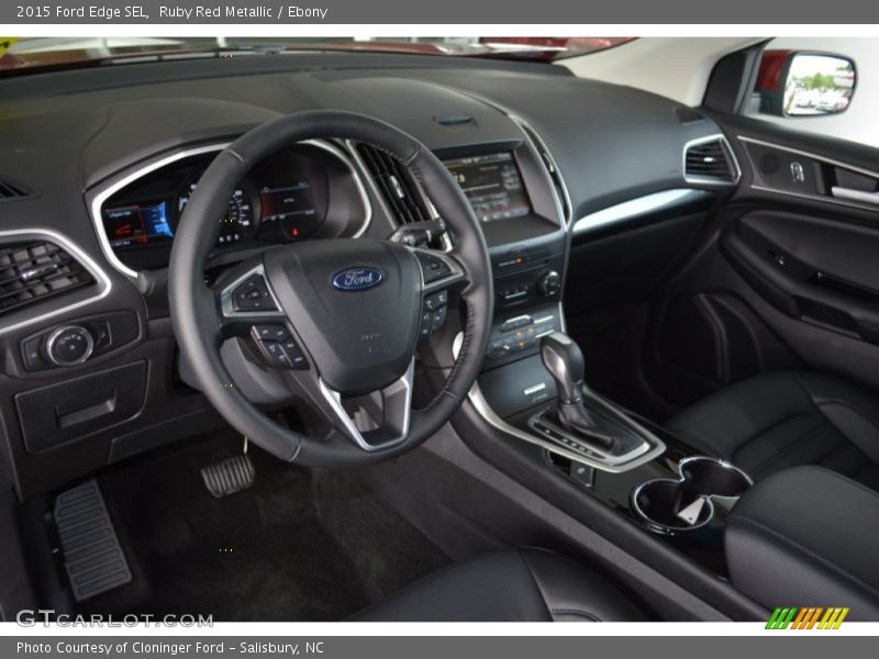 Ebony Interior - 2015 Edge SEL 