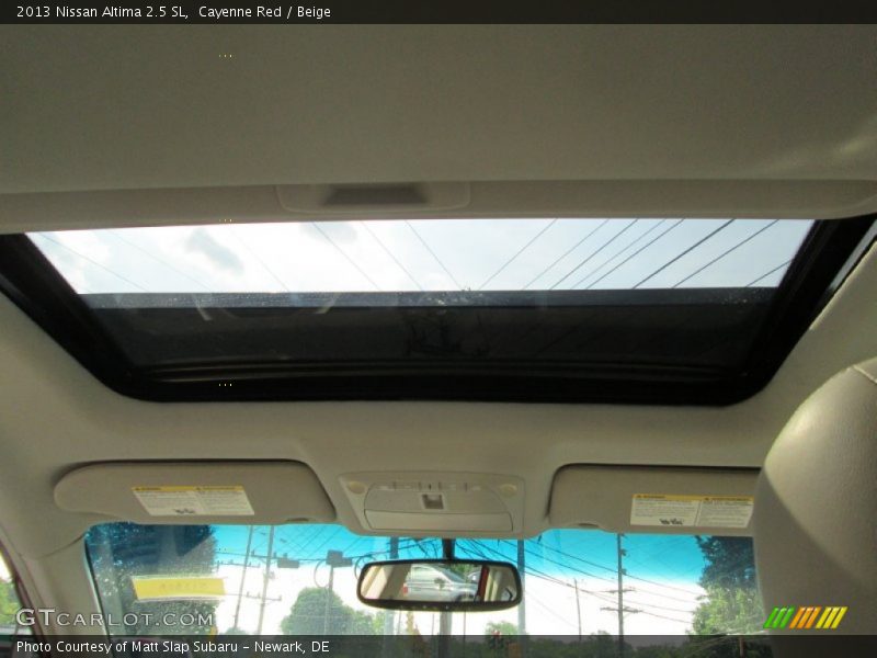 Cayenne Red / Beige 2013 Nissan Altima 2.5 SL