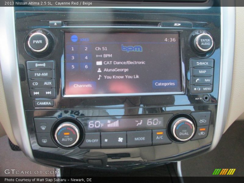 Cayenne Red / Beige 2013 Nissan Altima 2.5 SL