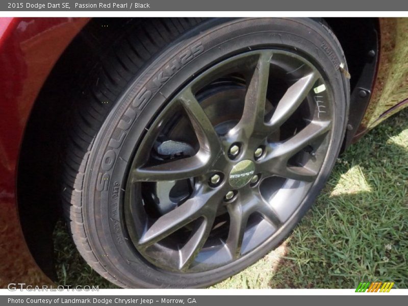 Passion Red Pearl / Black 2015 Dodge Dart SE