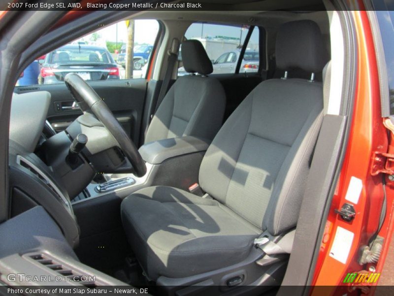 Blazing Copper Metallic / Charcoal Black 2007 Ford Edge SEL AWD