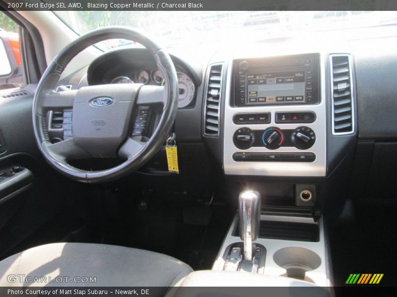 Blazing Copper Metallic / Charcoal Black 2007 Ford Edge SEL AWD