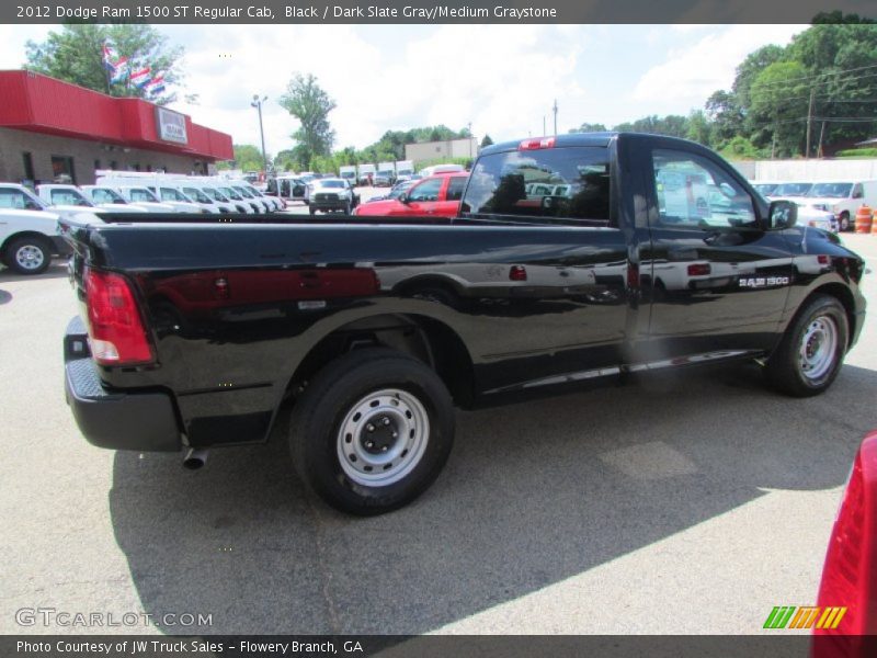 Black / Dark Slate Gray/Medium Graystone 2012 Dodge Ram 1500 ST Regular Cab