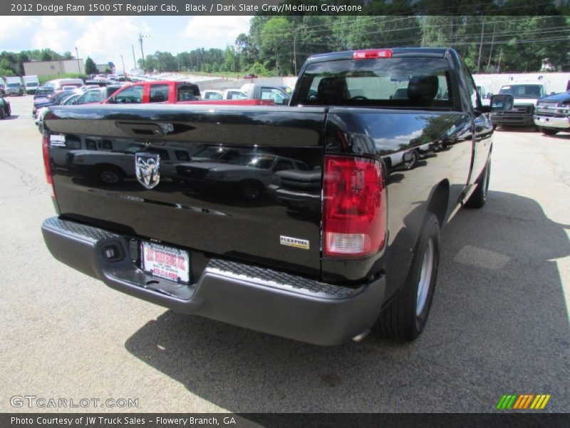 Black / Dark Slate Gray/Medium Graystone 2012 Dodge Ram 1500 ST Regular Cab