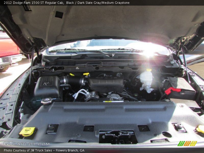 Black / Dark Slate Gray/Medium Graystone 2012 Dodge Ram 1500 ST Regular Cab