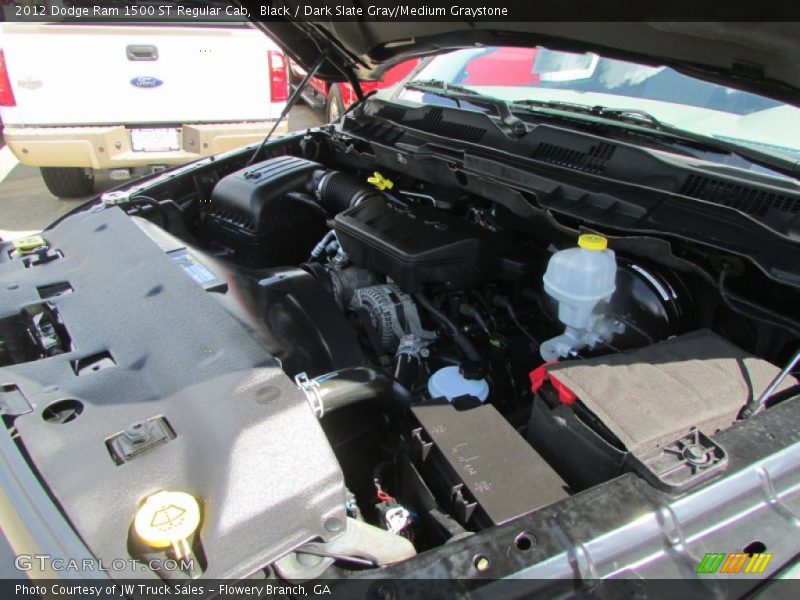 Black / Dark Slate Gray/Medium Graystone 2012 Dodge Ram 1500 ST Regular Cab