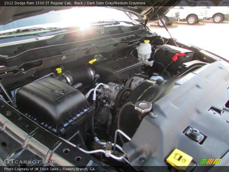 Black / Dark Slate Gray/Medium Graystone 2012 Dodge Ram 1500 ST Regular Cab