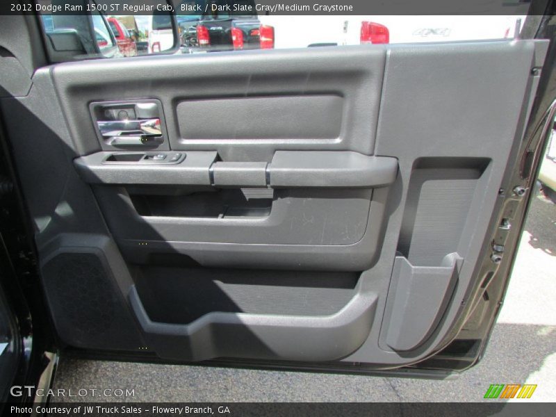Black / Dark Slate Gray/Medium Graystone 2012 Dodge Ram 1500 ST Regular Cab