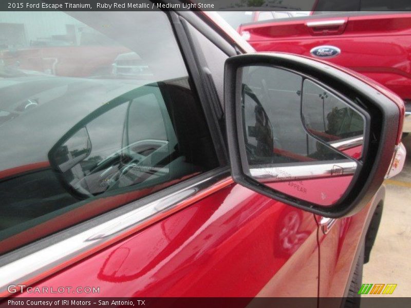 Ruby Red Metallic / Medium Light Stone 2015 Ford Escape Titanium