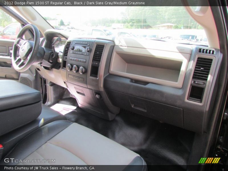 Black / Dark Slate Gray/Medium Graystone 2012 Dodge Ram 1500 ST Regular Cab