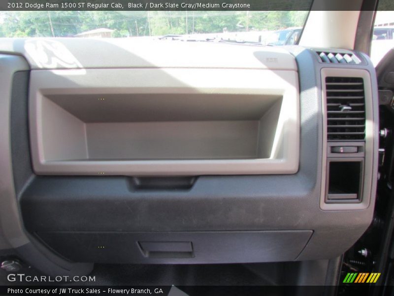 Black / Dark Slate Gray/Medium Graystone 2012 Dodge Ram 1500 ST Regular Cab