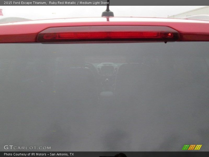 Ruby Red Metallic / Medium Light Stone 2015 Ford Escape Titanium
