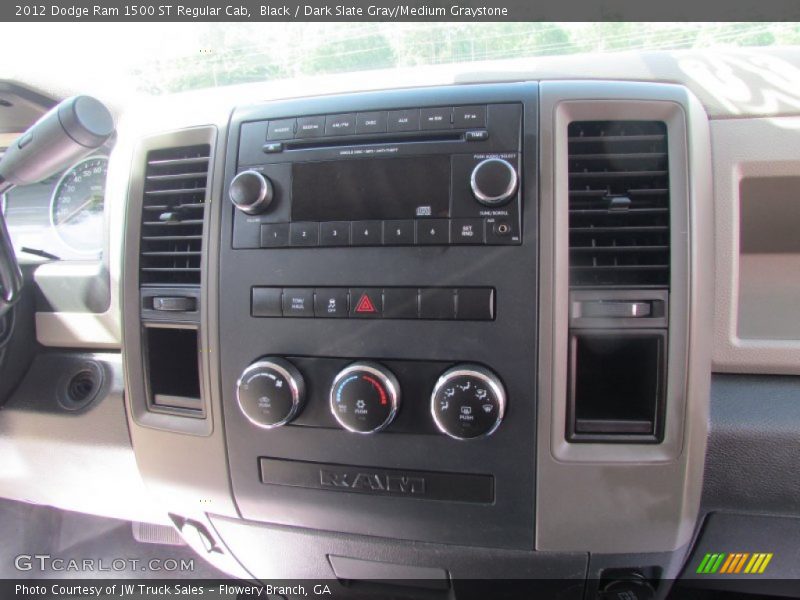 Black / Dark Slate Gray/Medium Graystone 2012 Dodge Ram 1500 ST Regular Cab