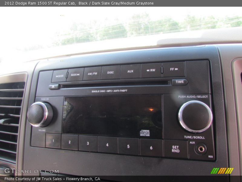 Black / Dark Slate Gray/Medium Graystone 2012 Dodge Ram 1500 ST Regular Cab