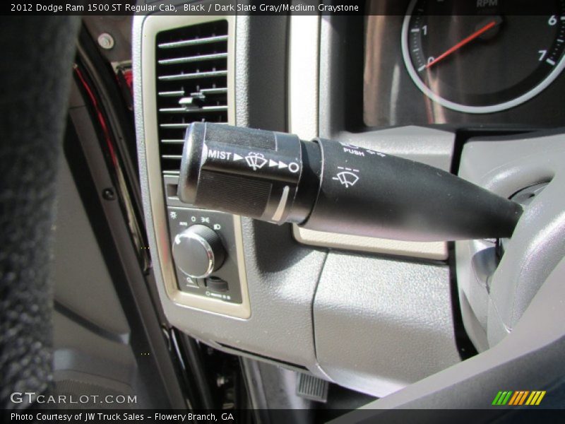 Black / Dark Slate Gray/Medium Graystone 2012 Dodge Ram 1500 ST Regular Cab
