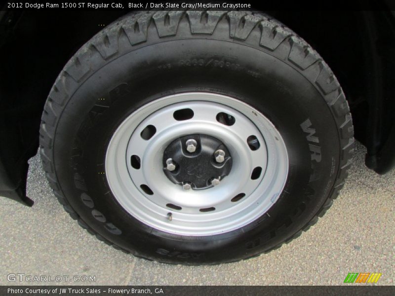 Black / Dark Slate Gray/Medium Graystone 2012 Dodge Ram 1500 ST Regular Cab