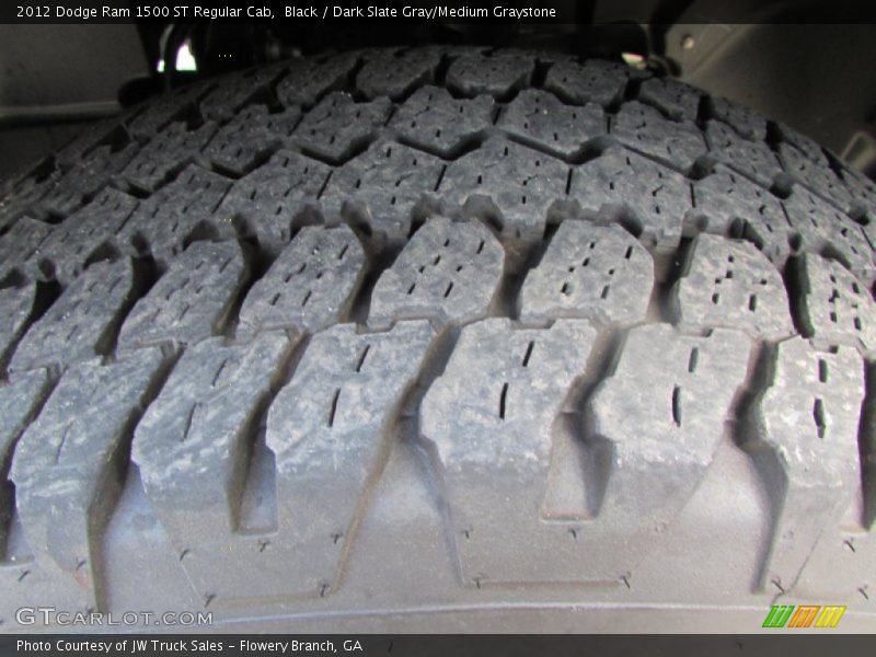 Black / Dark Slate Gray/Medium Graystone 2012 Dodge Ram 1500 ST Regular Cab