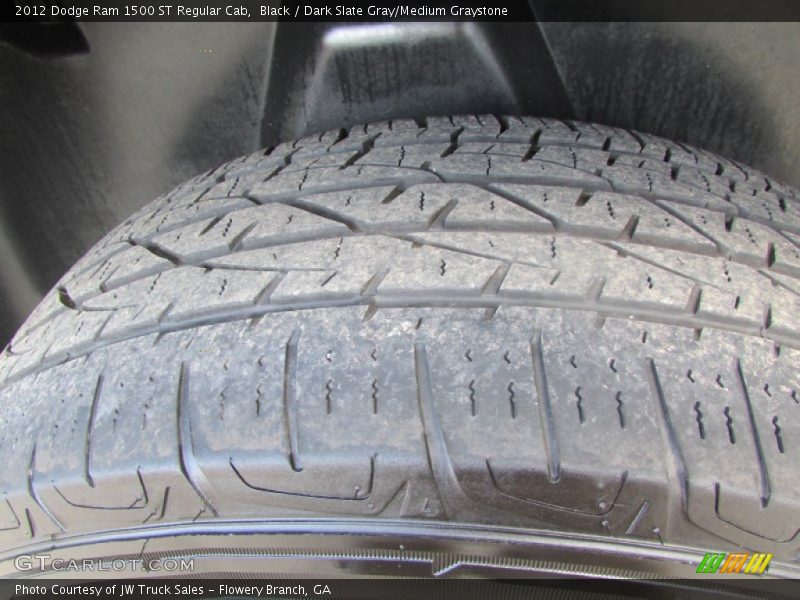 Black / Dark Slate Gray/Medium Graystone 2012 Dodge Ram 1500 ST Regular Cab