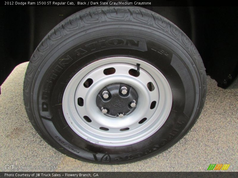 Black / Dark Slate Gray/Medium Graystone 2012 Dodge Ram 1500 ST Regular Cab