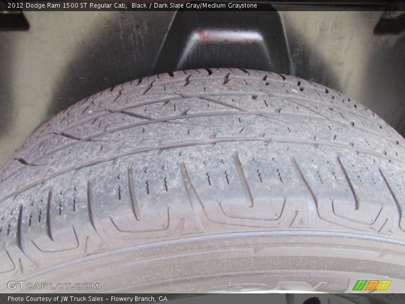 Black / Dark Slate Gray/Medium Graystone 2012 Dodge Ram 1500 ST Regular Cab