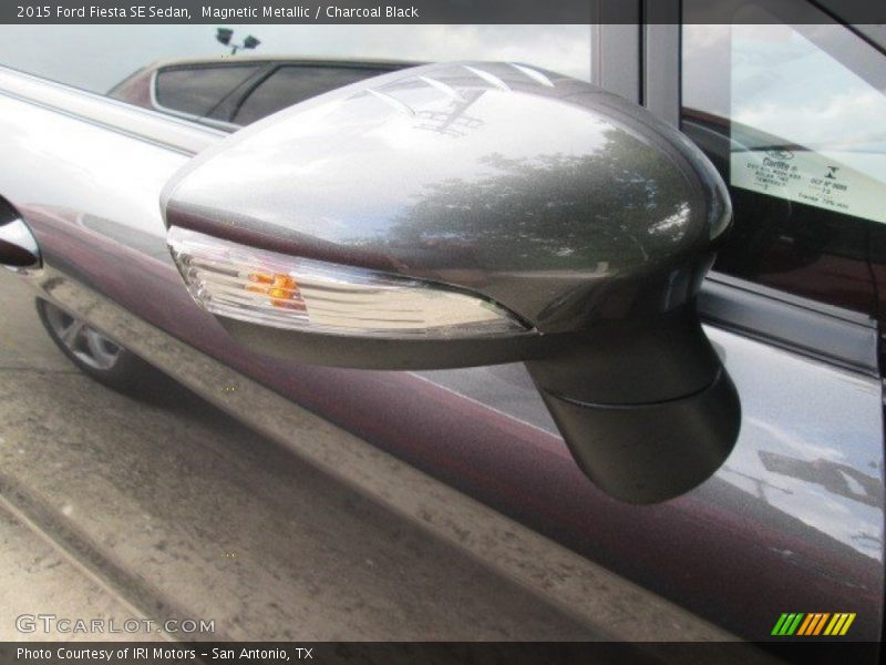 Magnetic Metallic / Charcoal Black 2015 Ford Fiesta SE Sedan