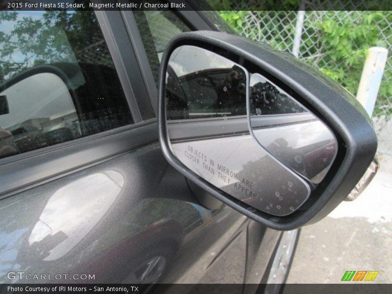 Magnetic Metallic / Charcoal Black 2015 Ford Fiesta SE Sedan