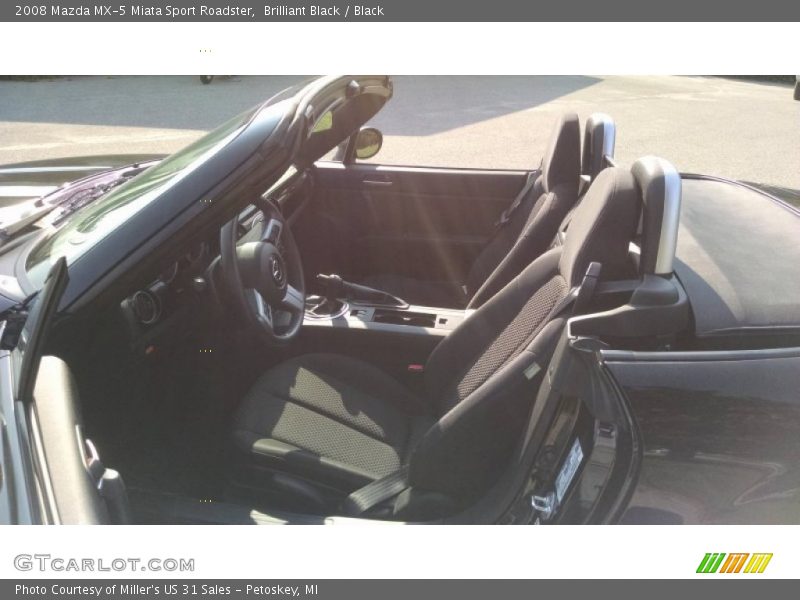 Brilliant Black / Black 2008 Mazda MX-5 Miata Sport Roadster